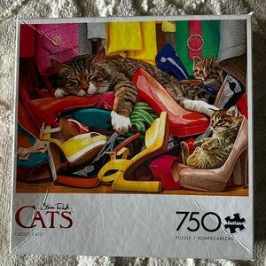 🧩USED 750 pc “Cats” puzzle 🧩